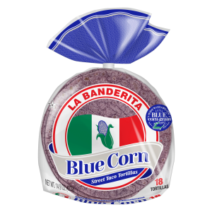La Banderita Blue Corn Street Taco Tortillas 5”