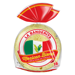 La Banderita Mexican Blend Corn & Flour Mix Tortillas​ 6"
