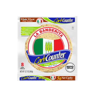 La Banderita Carb Counter Whole Wheat 8"