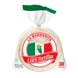 La Banderita White Corn Tortillas
